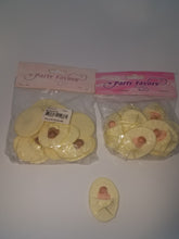 12 mini  Cold Porcelain sleeping baby in a blanket for capias/favors
