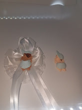 12  large cold porcelain sleeping baby with cap 2 inches