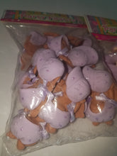 12  large cold porcelain sleeping baby with cap 2 inches