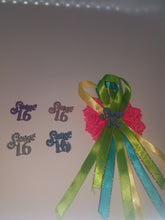 24 sweet 16 acrylic charms  for crafts capias  birthday