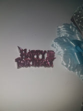 24 Happy Birthday acrylic charms  for crafts capias  birthday