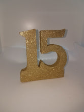 Glittered Styrofoam #15  sweet 15 quince centerpiece party decor