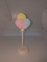 Cold Porcelain baloon cake toppers red yellow blue/ pastels