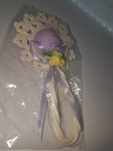 Cold porcelain baby rattle caketopper