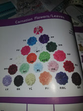 Flat carnation flowers for  capias favors crafts
