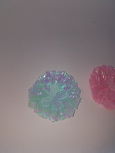 irridescent pink blue whiet  Flat carnation flowers for  capias favors crafts