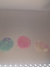 irridescent pink blue whiet  Flat carnation flowers for  capias favors crafts