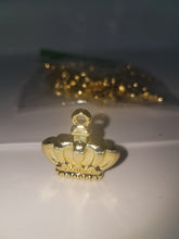 12 Gold/ Silver 3d charm favor capia guest pins