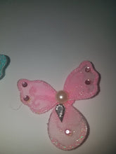 12 Mini Angel ,r with pearl  and glitters l for craft projects ,capias guestpins favors