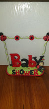 Baby shower ladybug cake topper centerpeice
