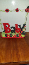 Baby shower ladybug cake topper centerpeice