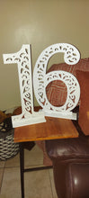 3 sweet 16 stand alone numbers table decor