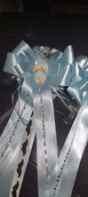 Lil man mustache mom and dad to be corsage