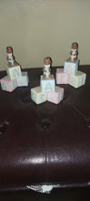 Ethnic baby block babyshower decor