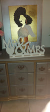 Mr and Mrs table sign wedding