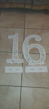 White pvc stand alone #16 table decor